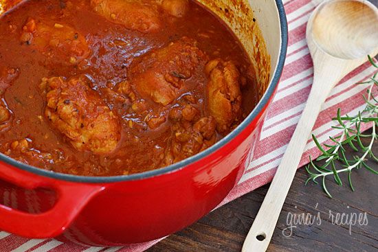 Pollo al Potacchio - Receta con pollo a la plancha