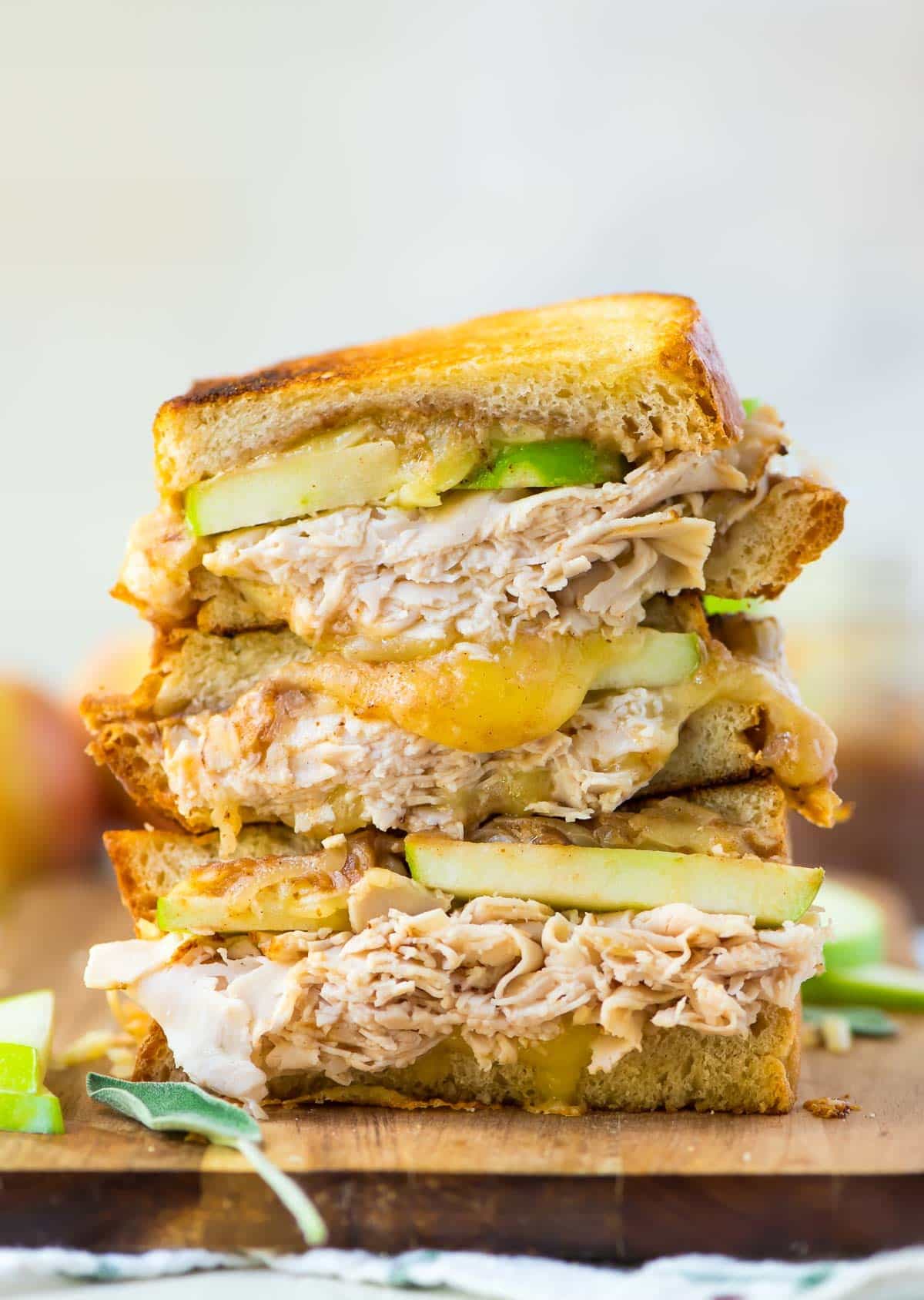 Apple and Cheddar Grilled Cheese