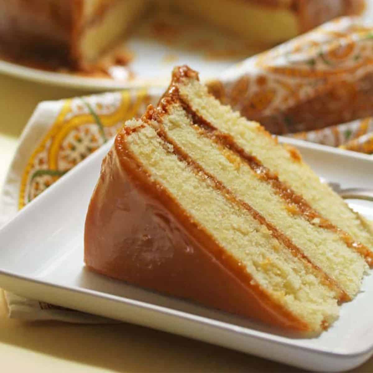 Caramel Lemon Cake