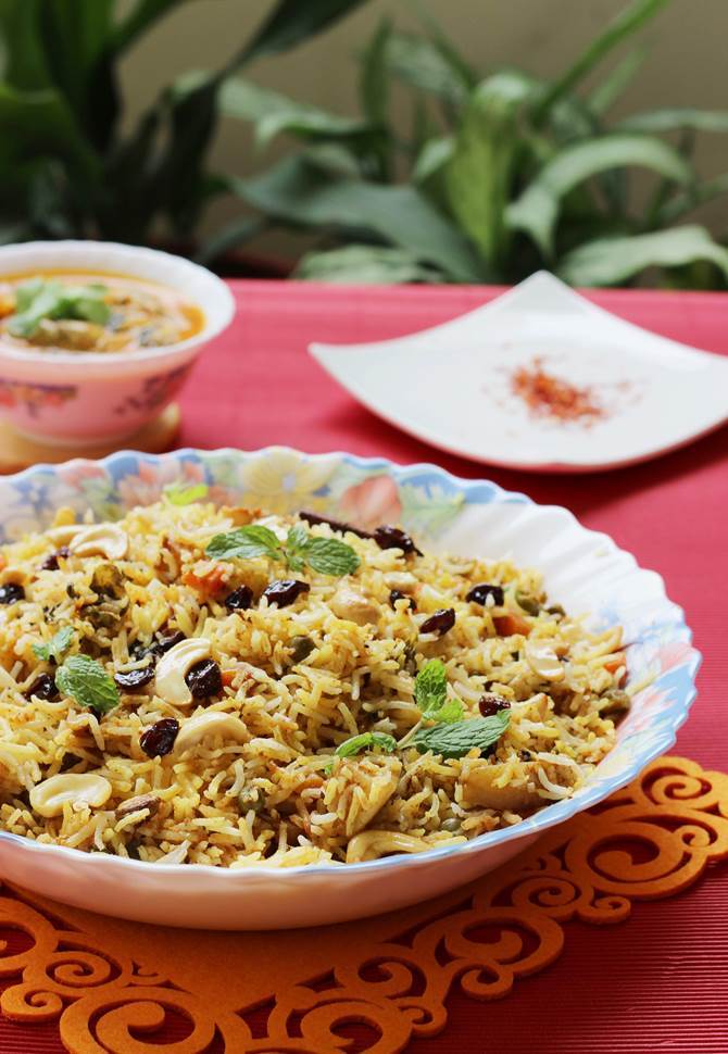 Vegetable Dum Biryani