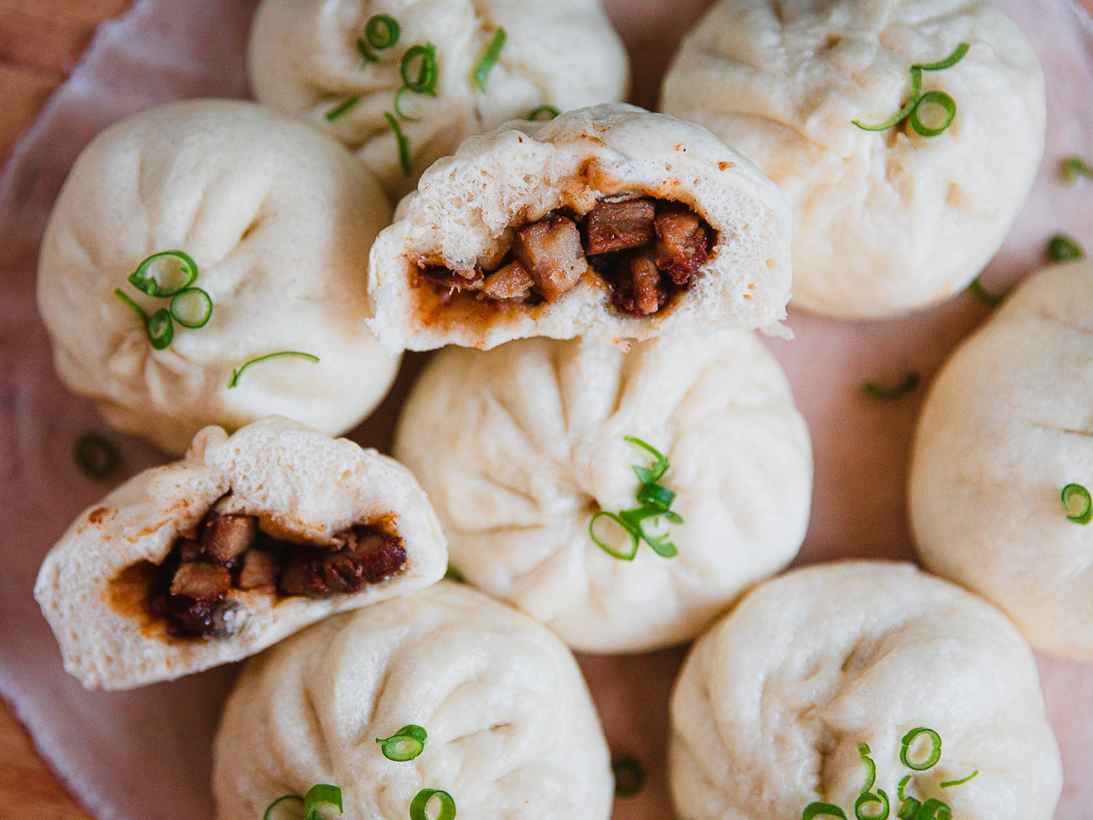 7. BBQ Pork Steamed Buns (Cha Siu Bao)