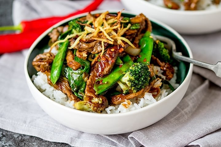 Ginger Beef Stir-Fry