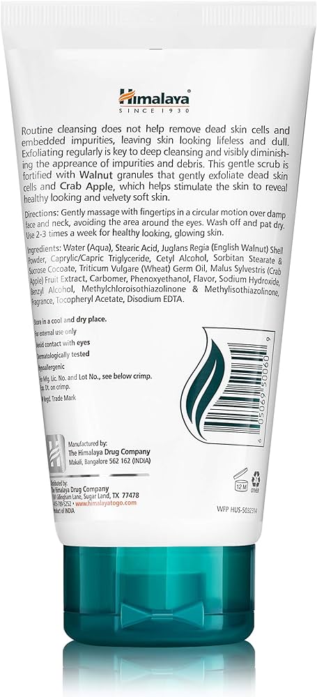 8. Himalaya Herbals Gentle Exfoliating Walnut Scrub