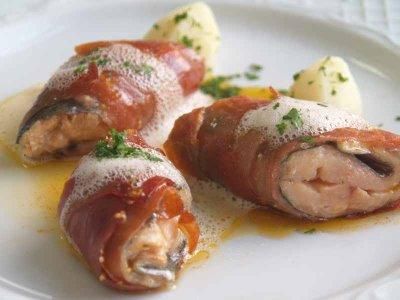 Receta de Trucha a la Navarra - Cocina saludable