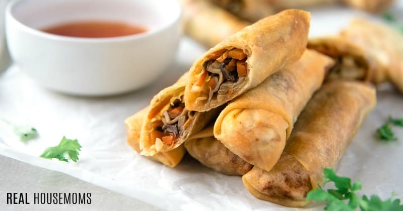 Mushroom Spring Rolls