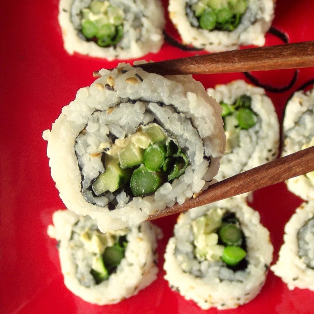 Asparagus and Cream Cheese Roll