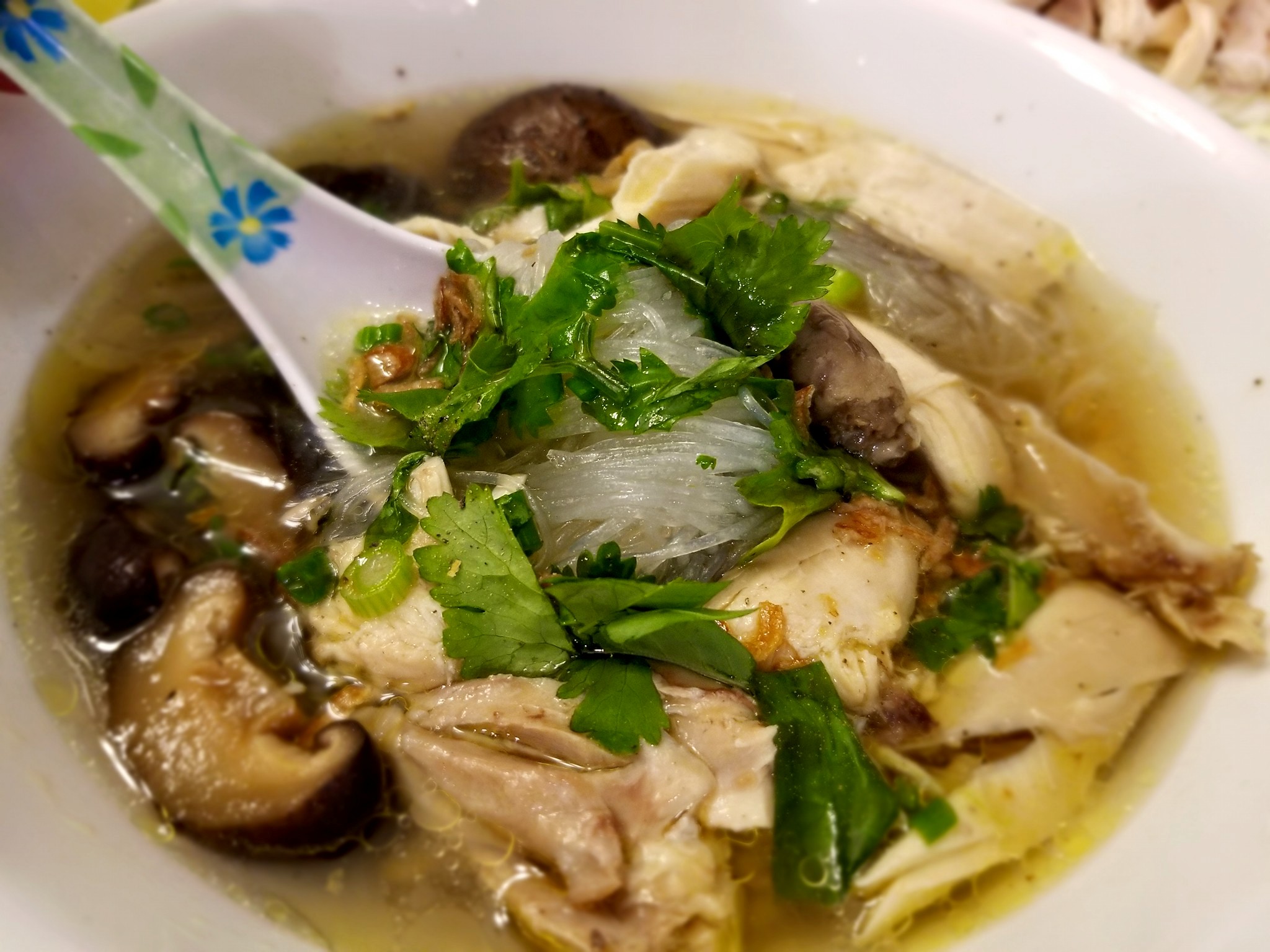Mien Ga Chay (Vegetarian Vietnamese Chicken Glass Noodle Soup)