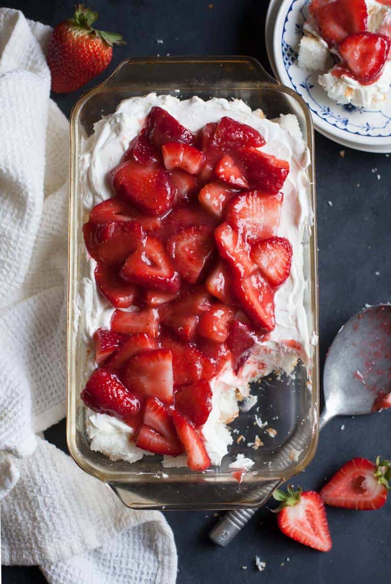 Strawberry Angel Food Cake Recipe