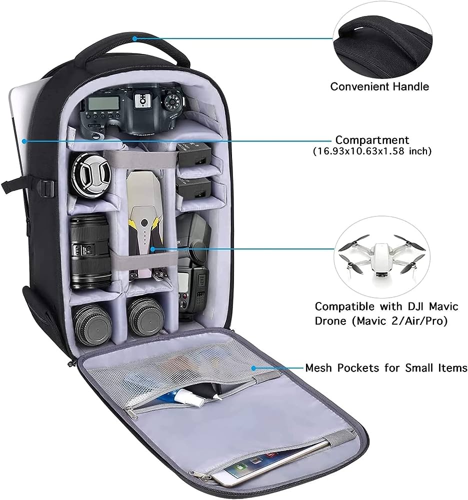 MOSISO Camera Backpack, DSLR/SLR/Mirrorless Photography Camera Bag