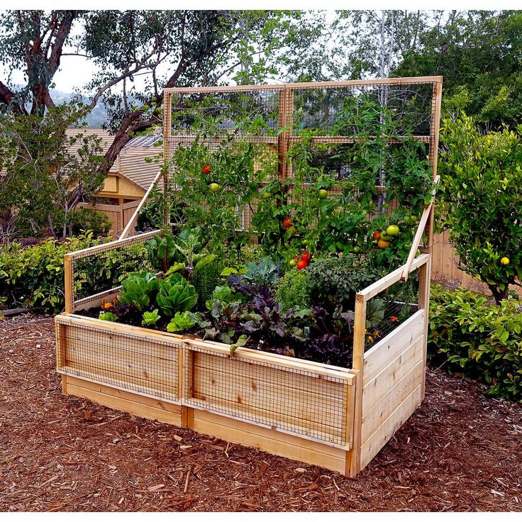 6. Vegetable Crate Garden
