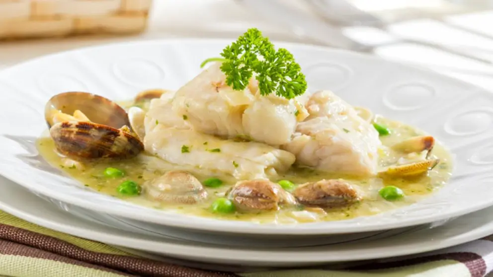 Merluza a la koskera - Receta de Cocina con Sabor