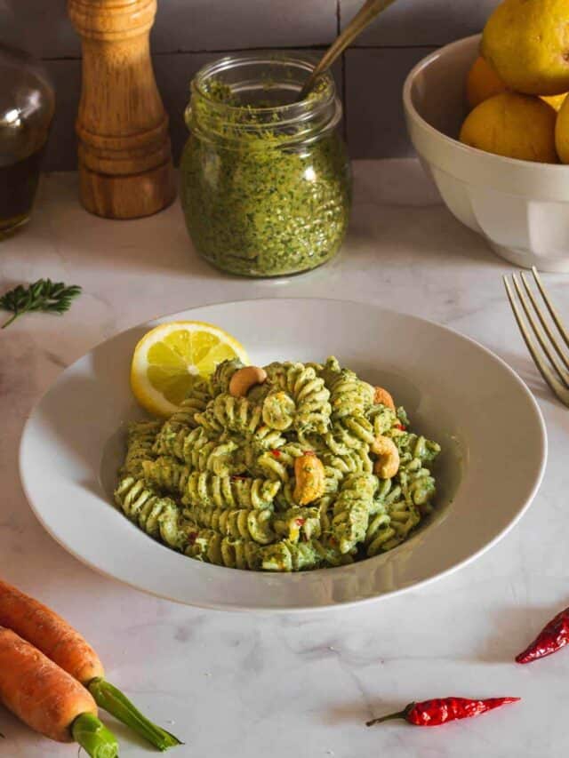 Pesto de zanahoria y jengibre