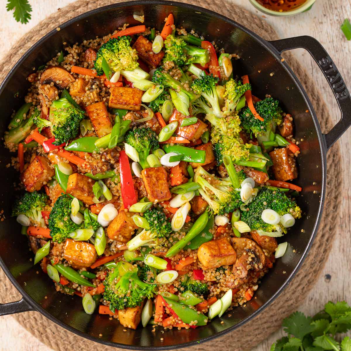 Quinoa and Tofu Stir-Fry