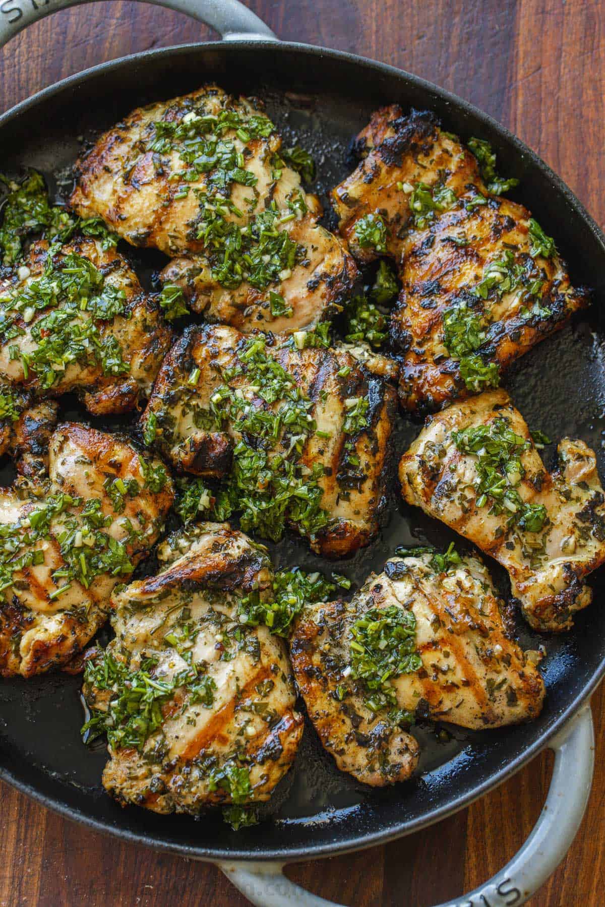 Grilled Chicken with Chimichurri Sauce