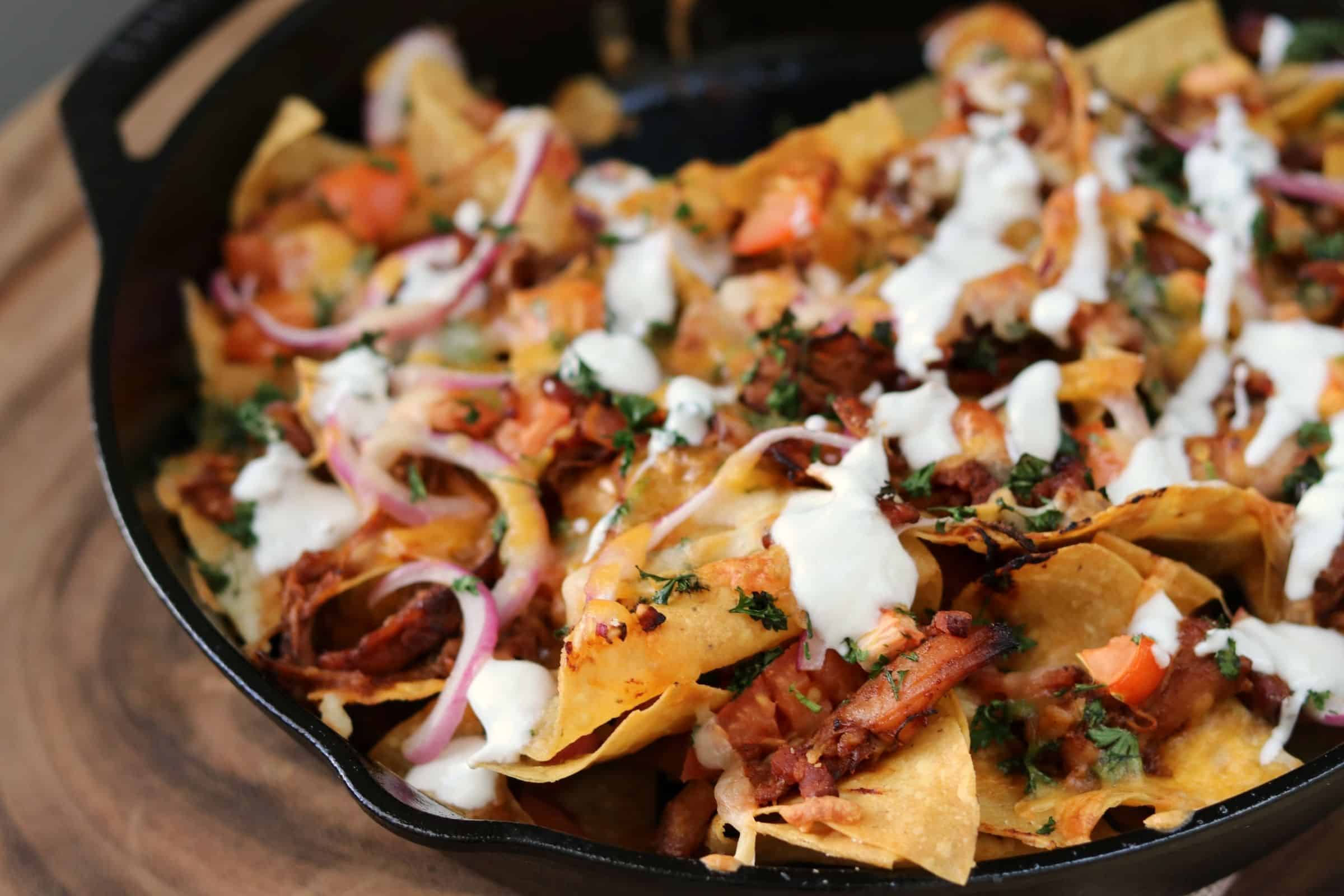 BBQ Pulled Chicken Nachos