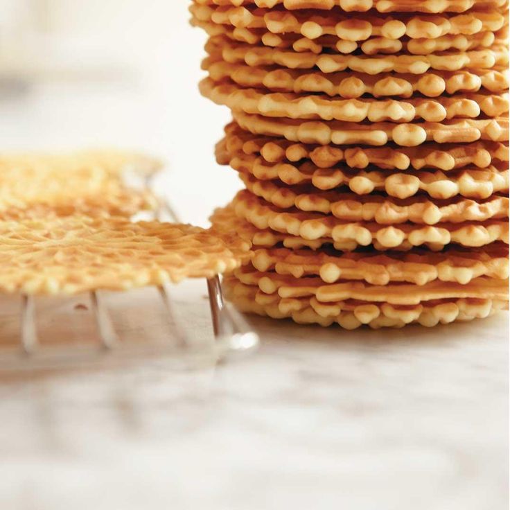 Pizzelle de jengibre