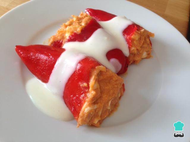 Pimientos del piquillo rellenos de atún