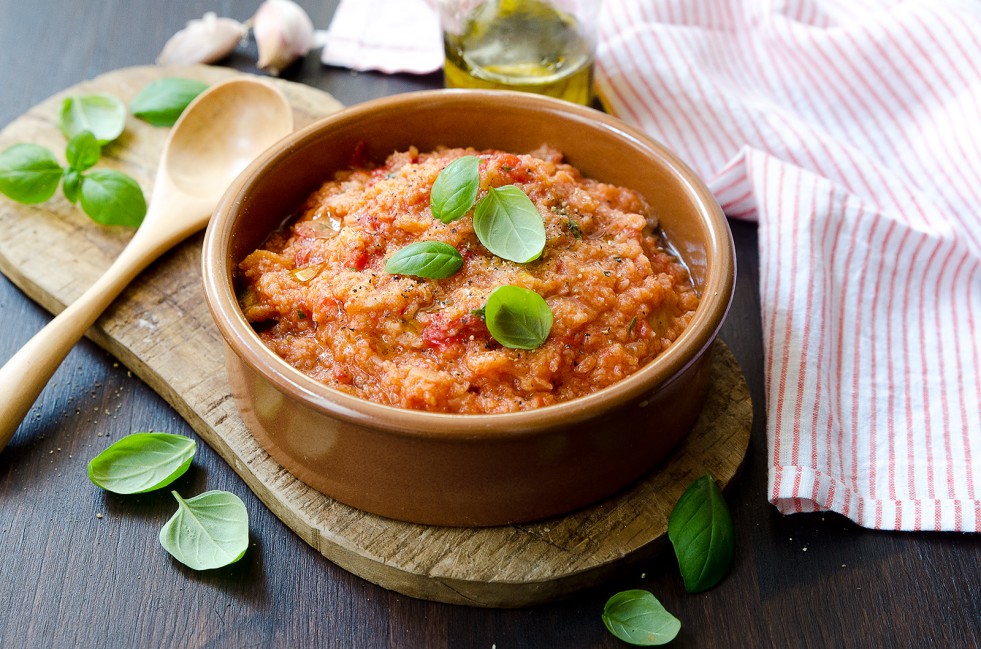 Pappa al Pomodoro con calabacín
