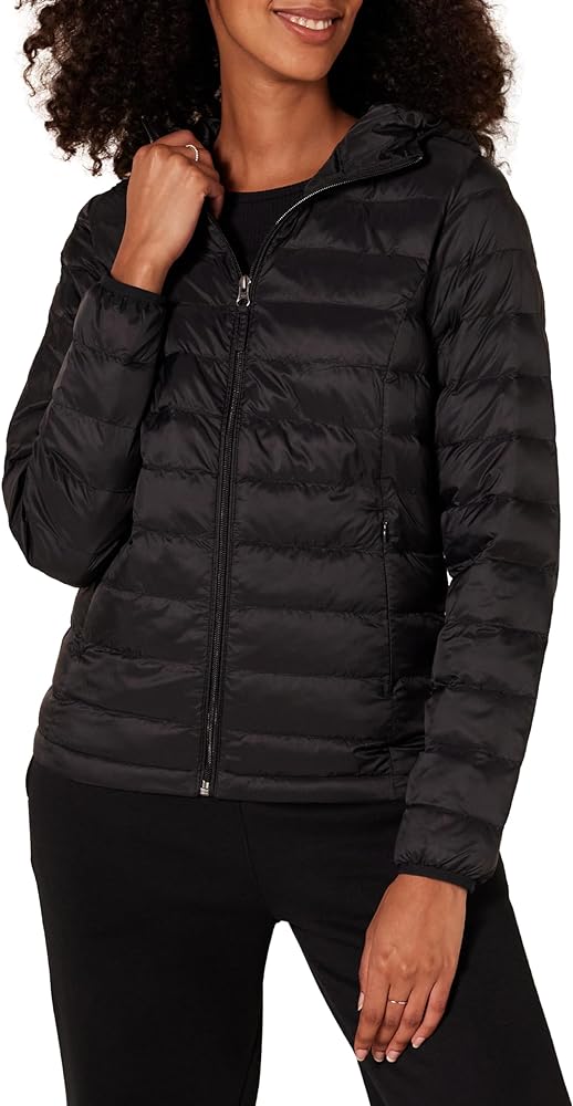 9. Amazon Essentials Women's Lightweight Water-Resistant Packable Down Jacket