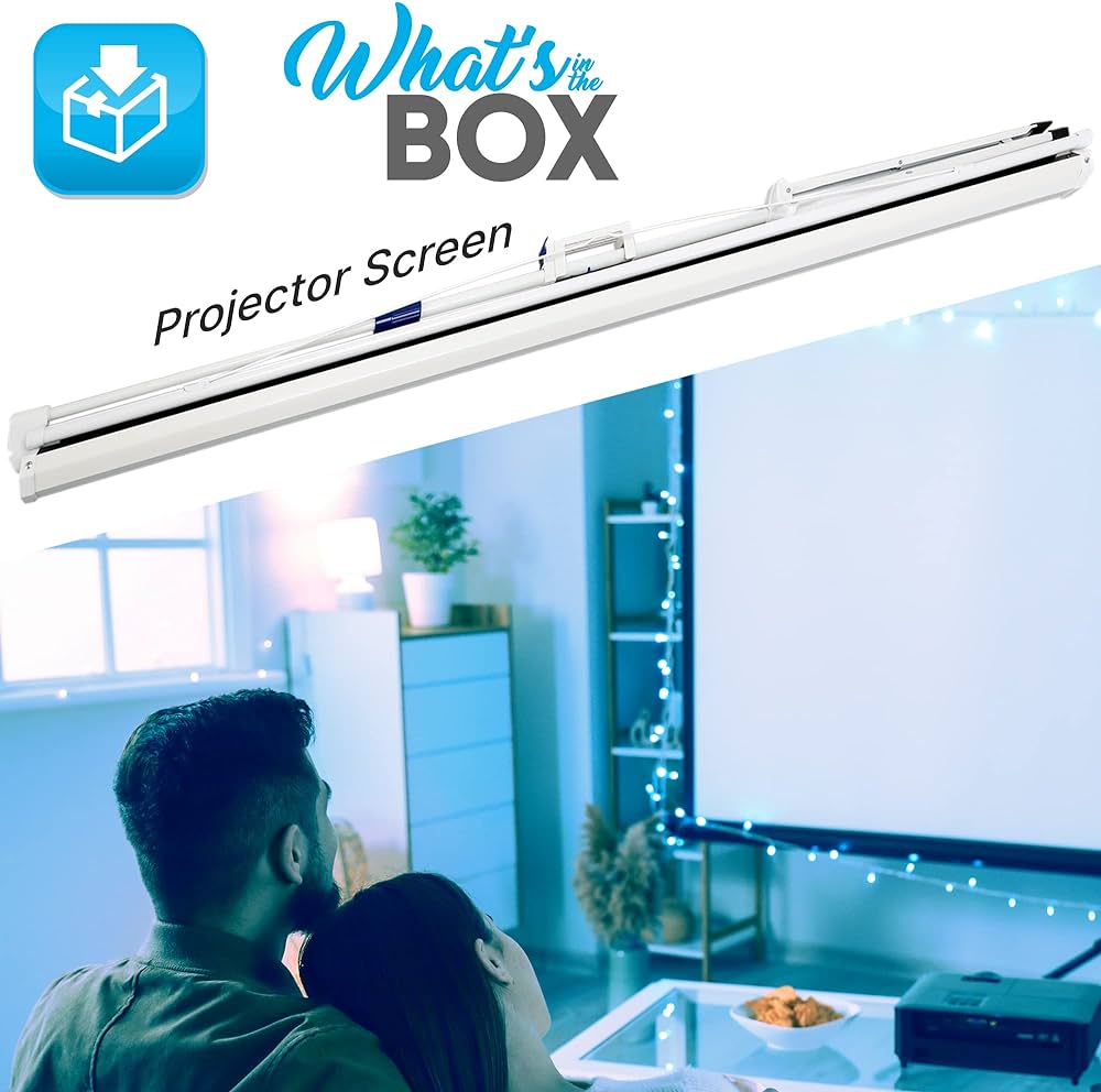 Pyle 72 inch Portable Projector Screen