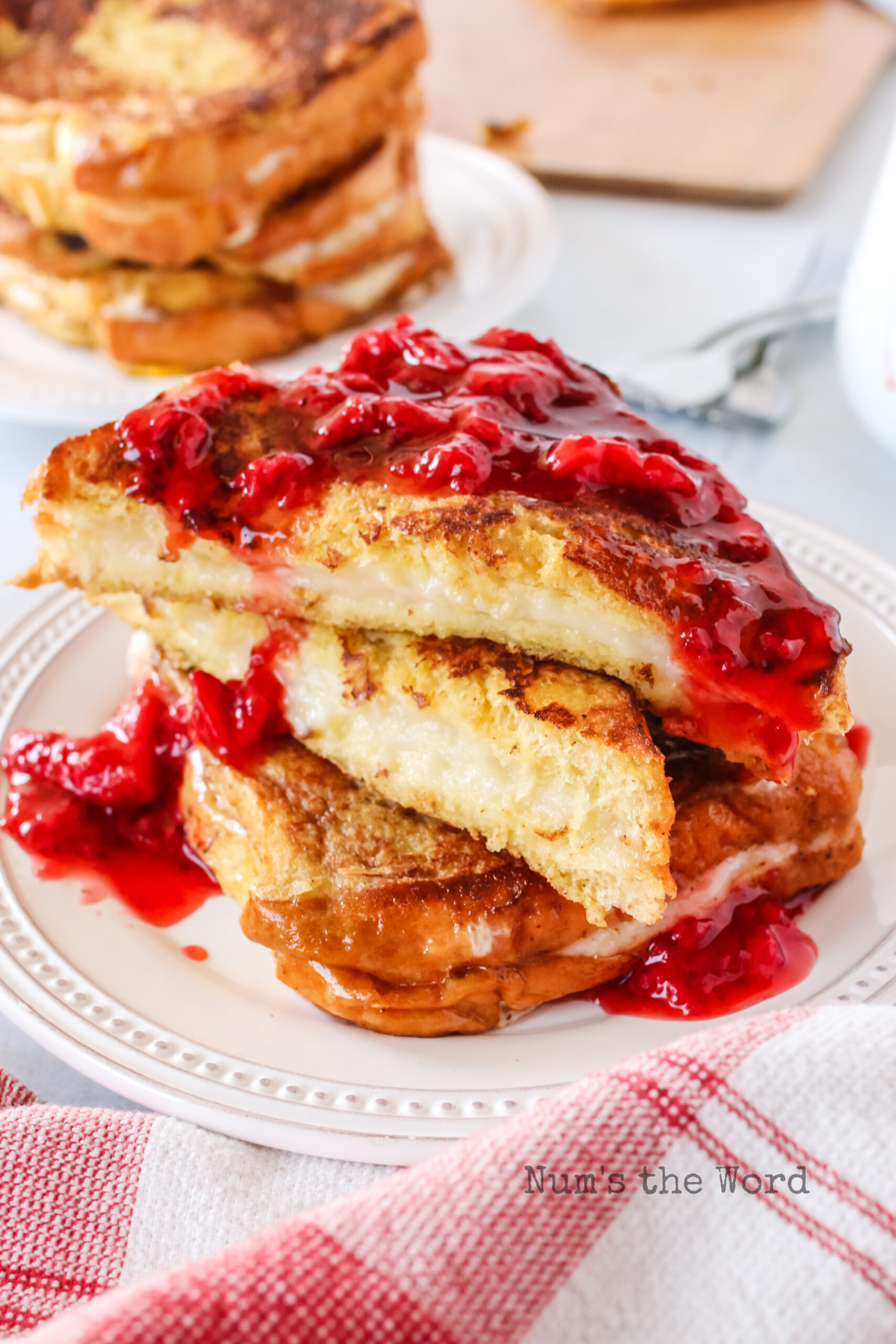 Cheesecake Stuffed French Toast