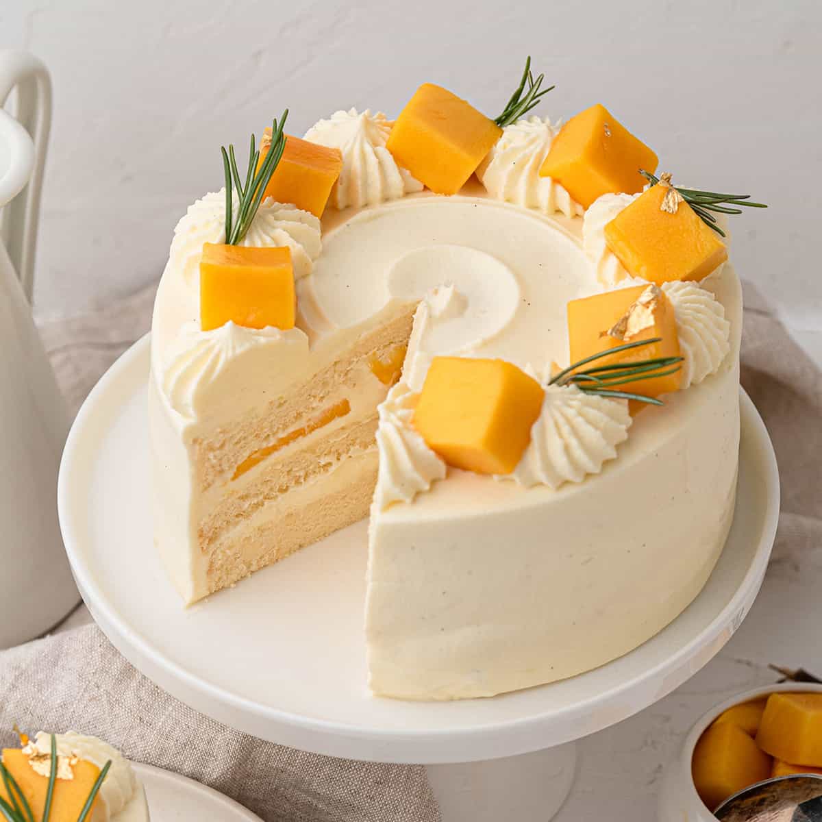 Mango Sponge Cake