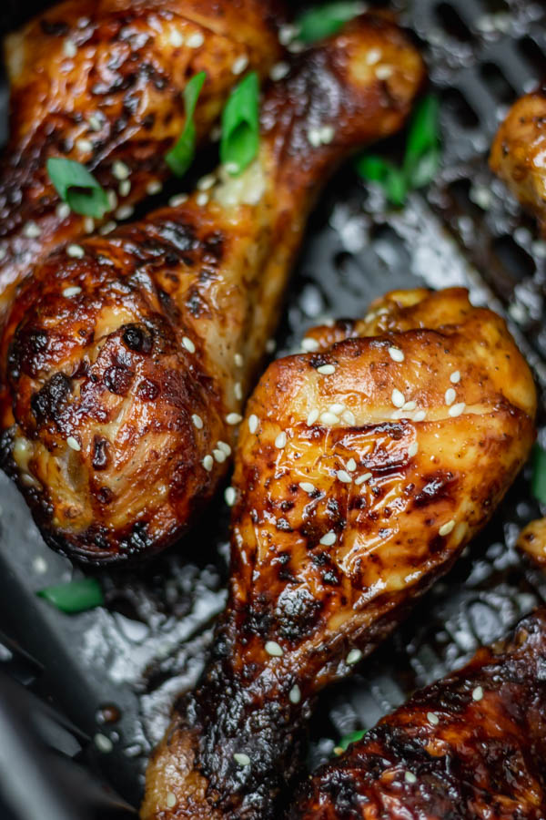 Soy Ginger Air Fryer Chicken Legs