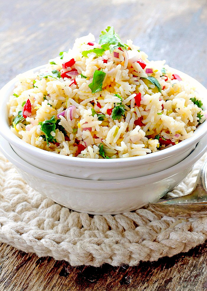 5. Lemon Rice Salad