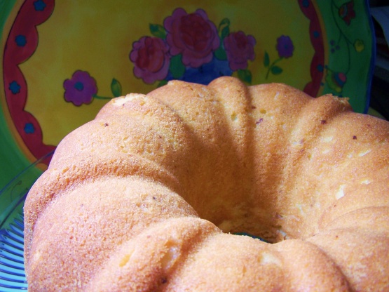 Orange Cream Cheese Pound Cake