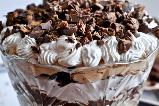 Peanut Butter Chocolate Trifle