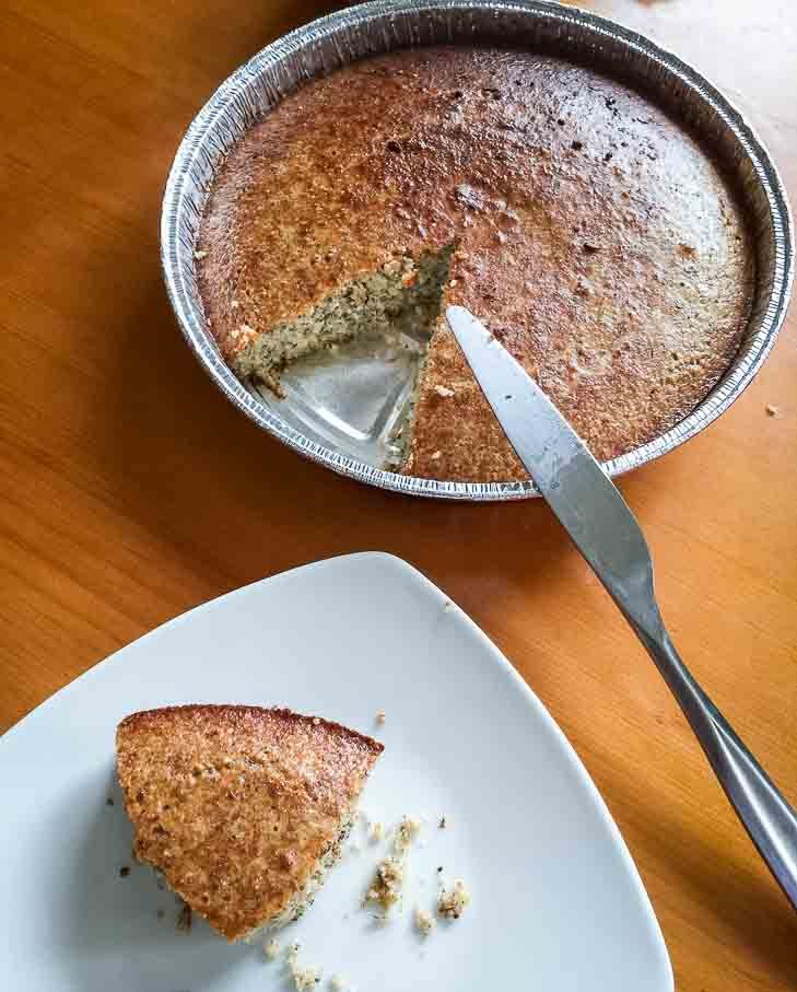 Paleo Hazelnut Cake with Honey