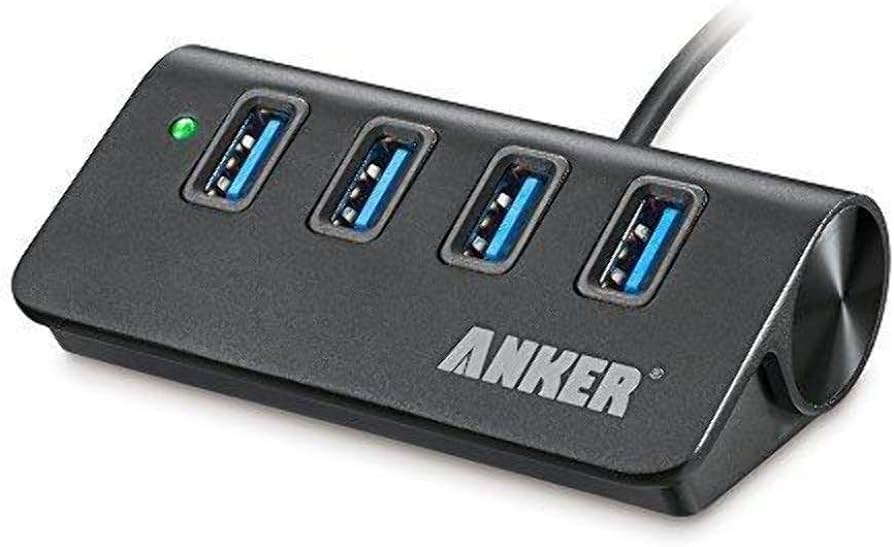 Anker 4-Port USB 3.0 Unibody Aluminum Portable Data Hub