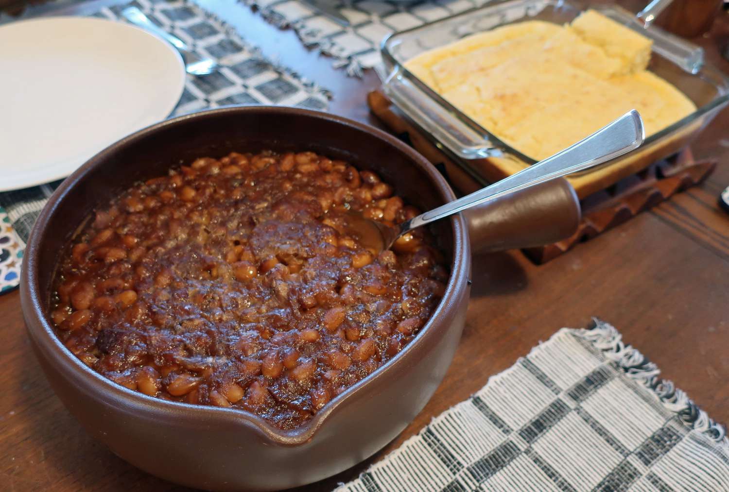 Dutch Oven Baked Beans