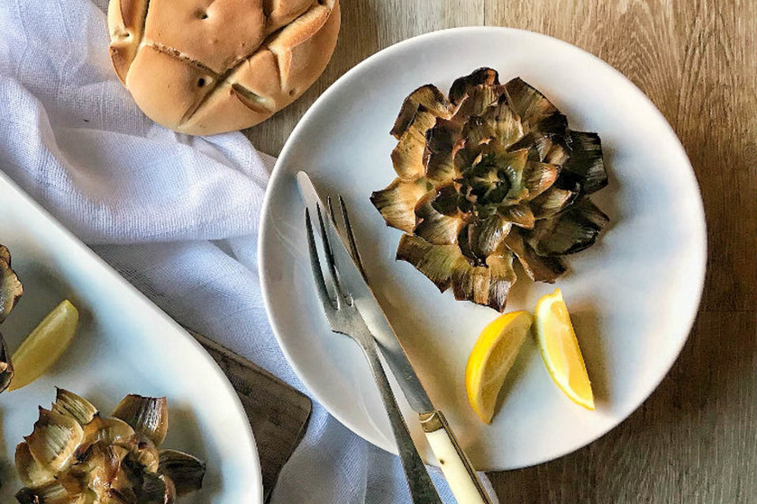 Alcachofas con jamón - Receta saludable y sabrosa