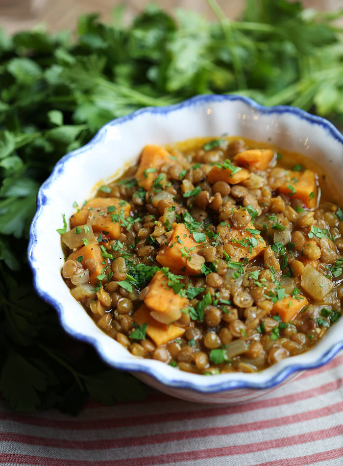 Lentil and Sweet Potato Stew