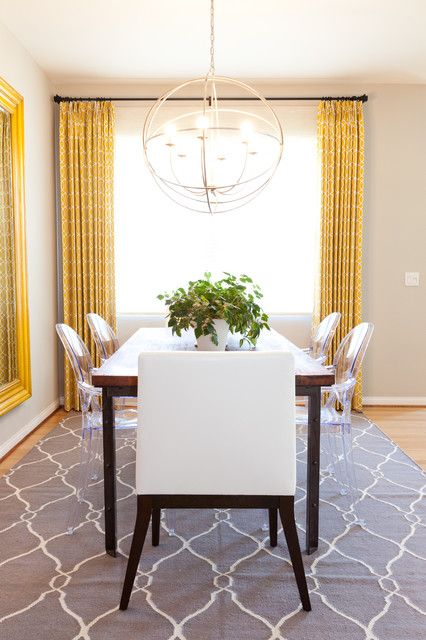 Eclectic Gray Kitchen with Diner Booth