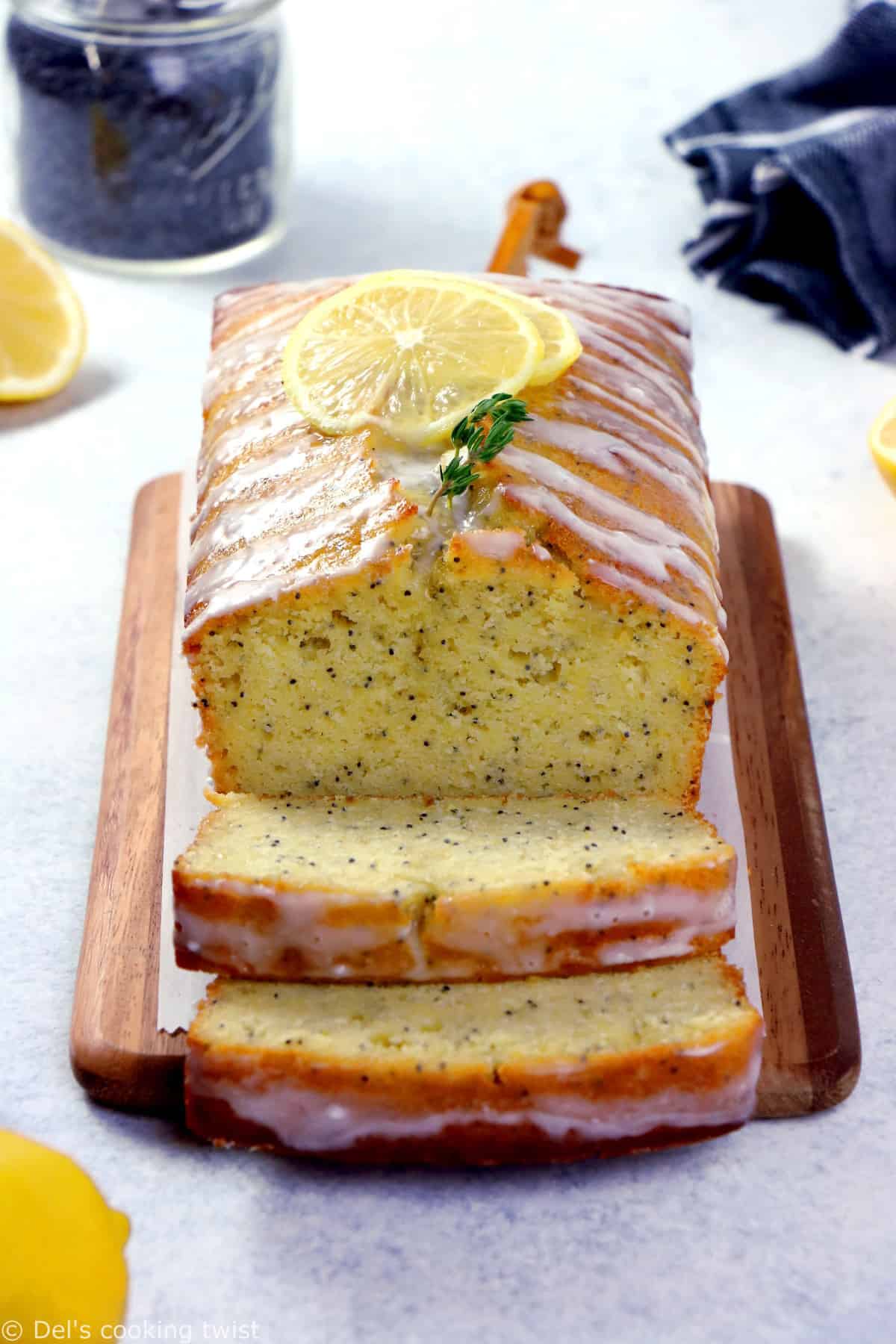 Lemon Poppy Seed Loaf Cake