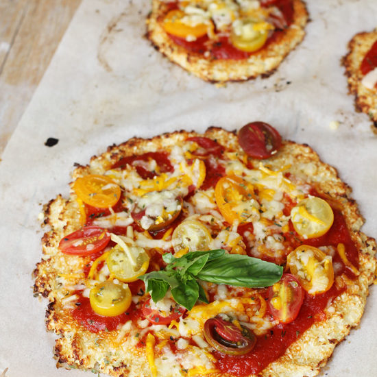 Masa de pizza de coliflor, ¡sorprendente y deliciosa!