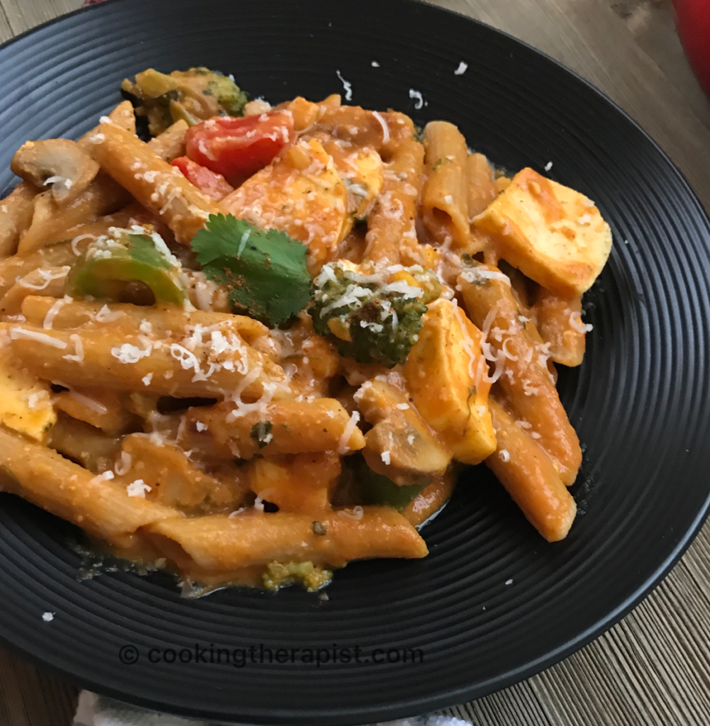 Paneer Tikka Masala Pasta