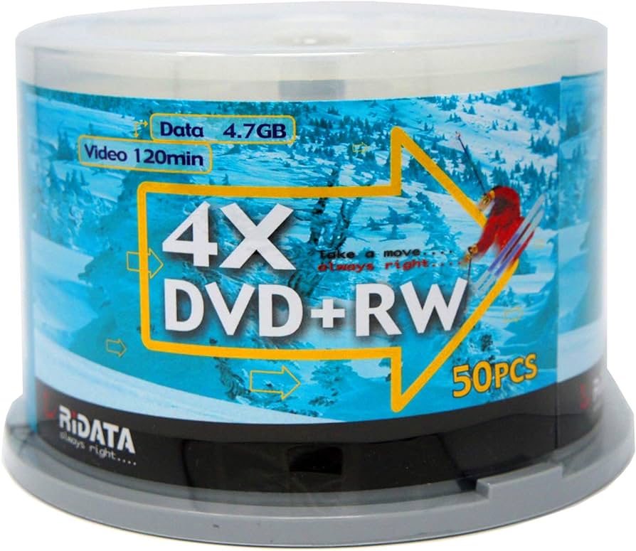 10. Ritek CD-RW 700MB 4X-12X High-Speed Rewritable Discs