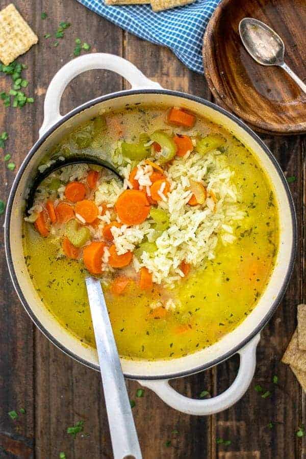 Rice and Vegetable Soup