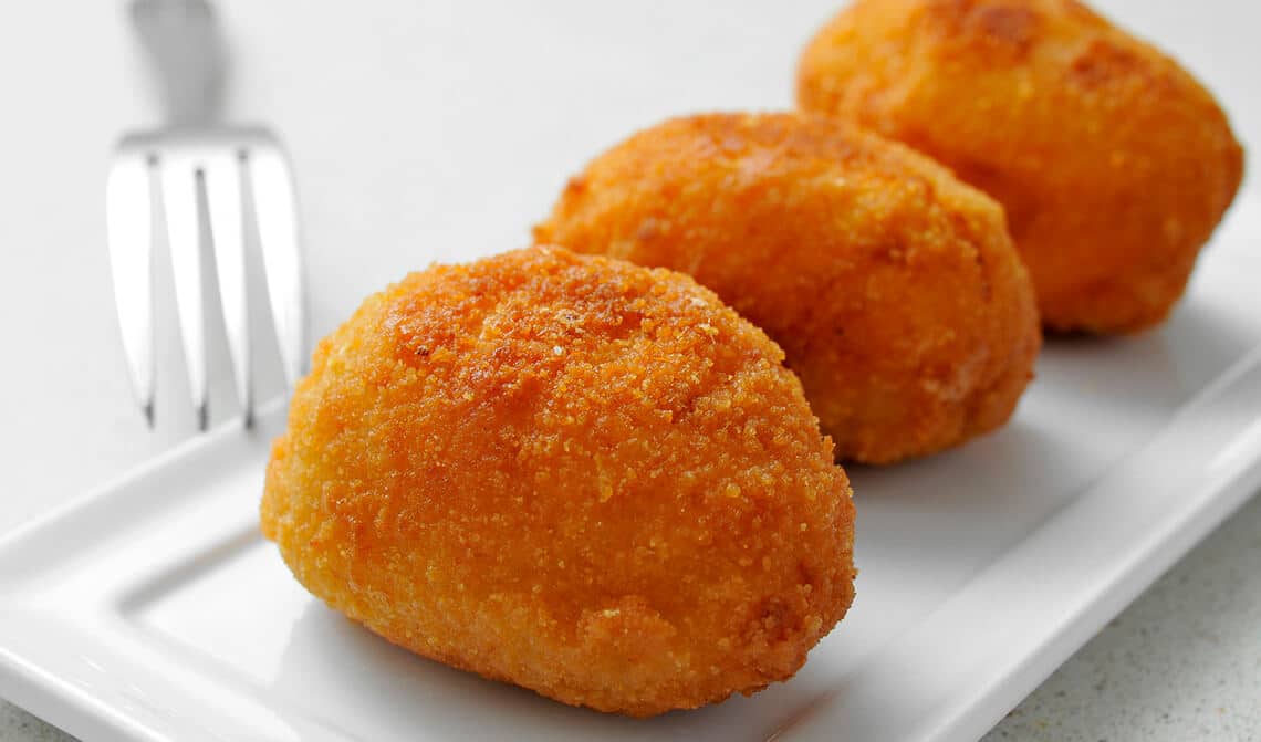 Croquetas de pollo con jamón