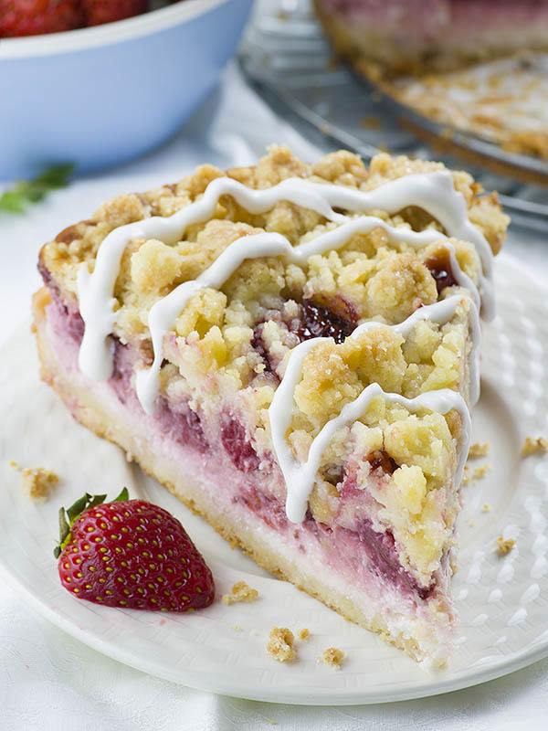 Strawberry Cream Cheese Coffee Cake