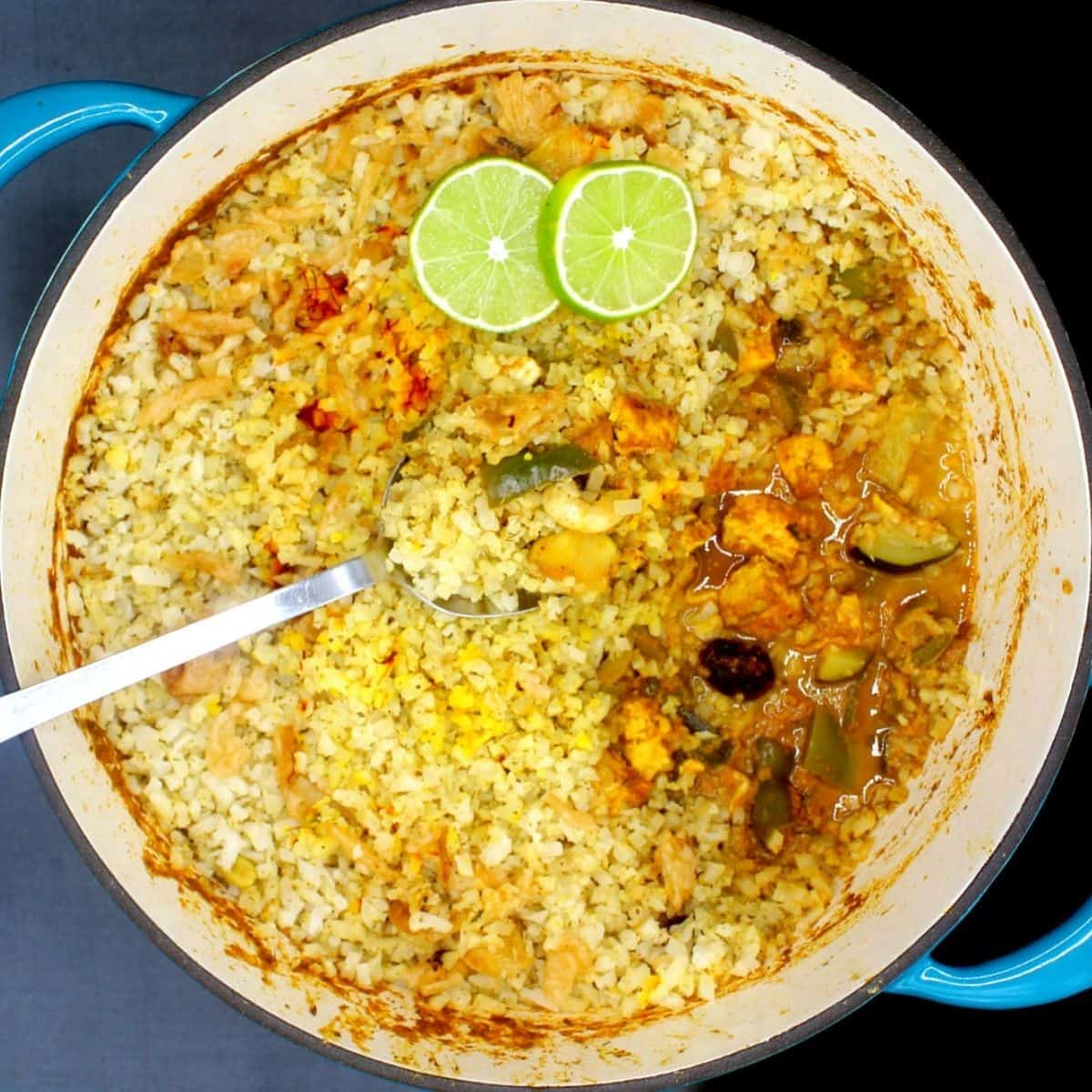 8. Low-Carb Vegetable Biryani