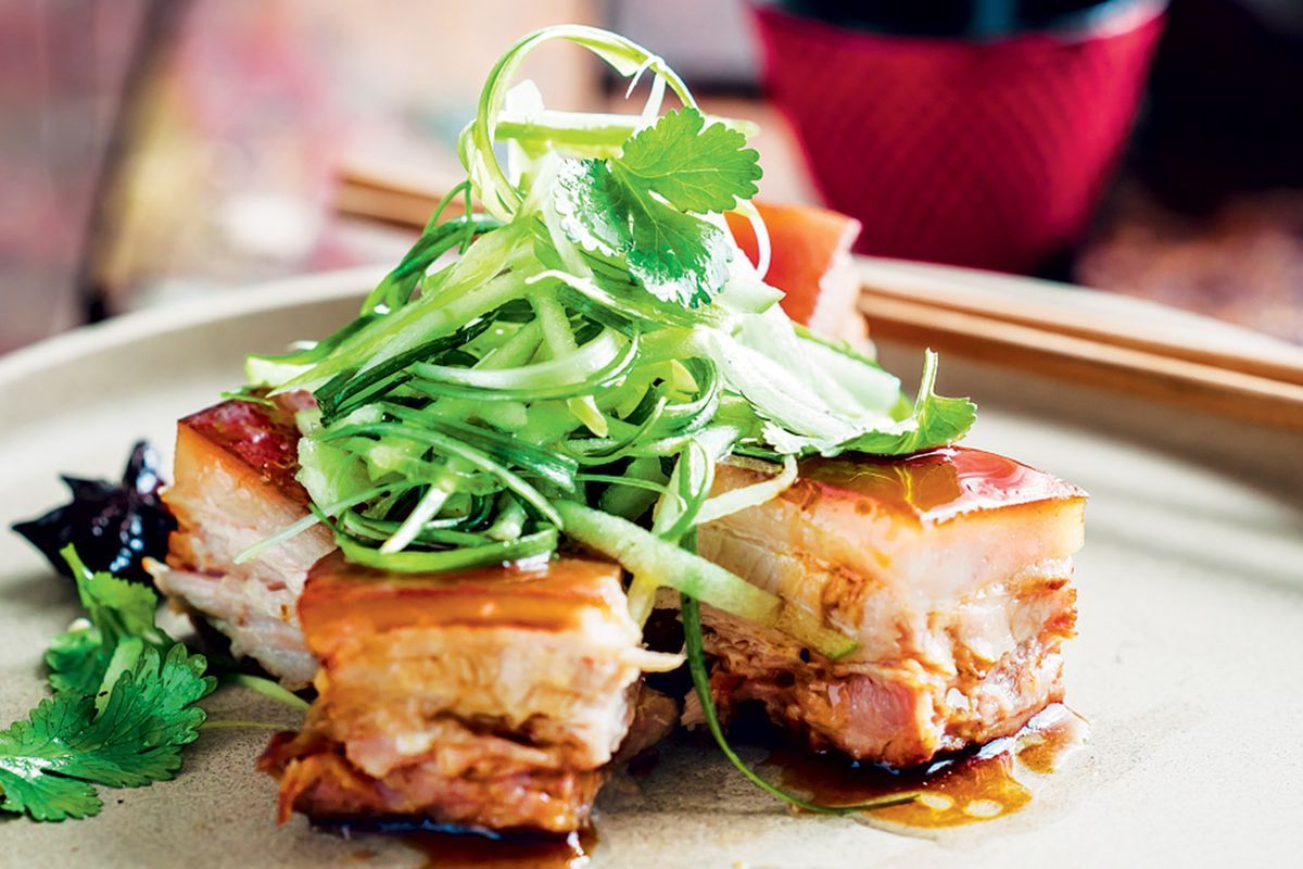 Pork Belly and Apple Salad