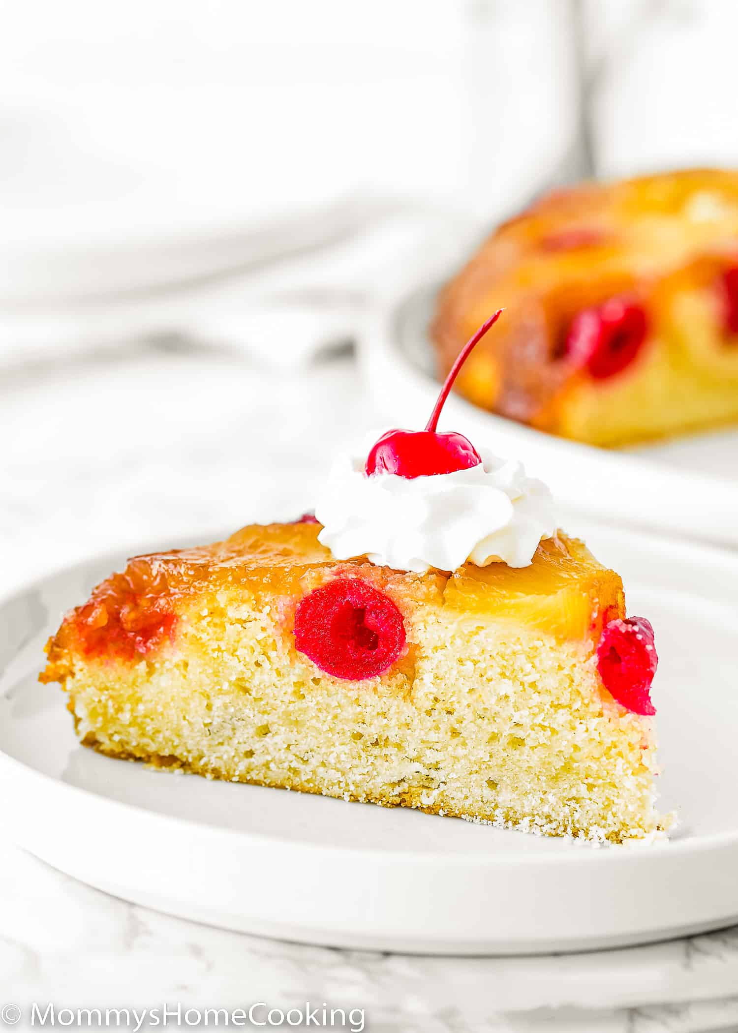 Eggless Pineapple Upside-Down Cake