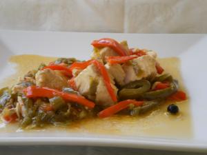 Bonito en escabeche con limón
