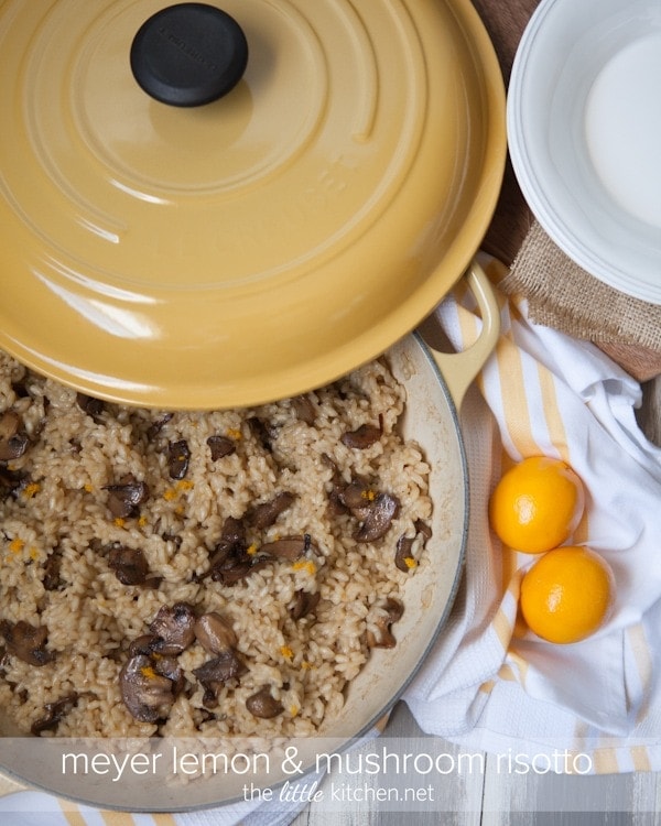 Lemon Mushroom Risotto
