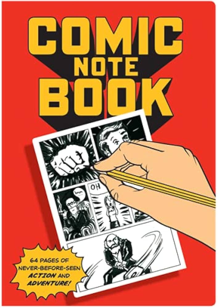 Blank Comic Book Notebook