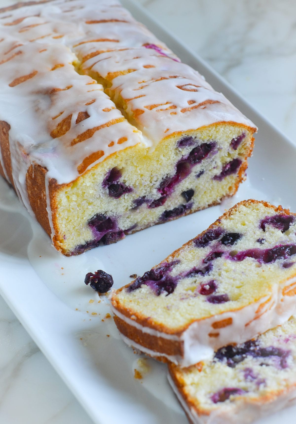 Blueberry Pound Cake Recipe